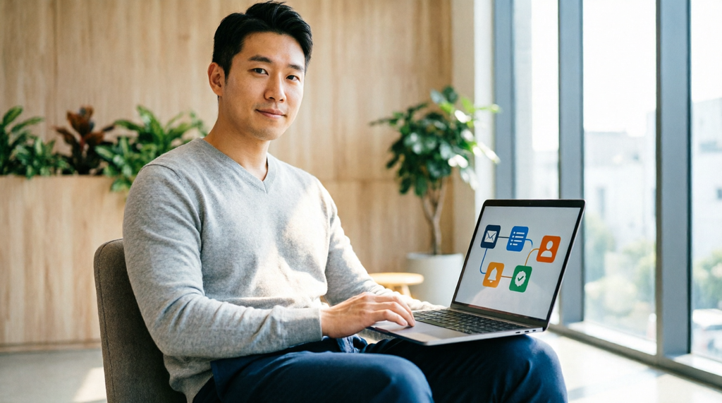 No-code business process automation workflow