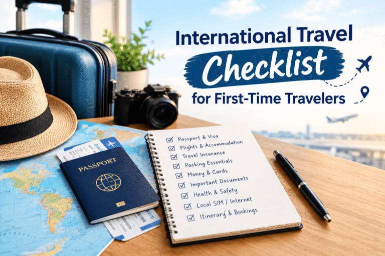 International Travel Checklist for First-Time Travelers